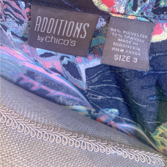 Additions by Chico’s - Women’s Multi-Color Butterfly Jacket - Picture 7 of 9